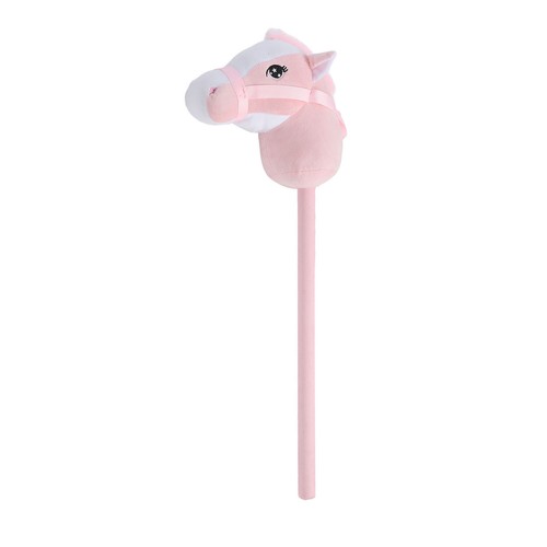 Hobby Horse Stick Toy 70cm Plush And PVC Cartoon Plush Hobby Horse Pink - Picture 6 of 23