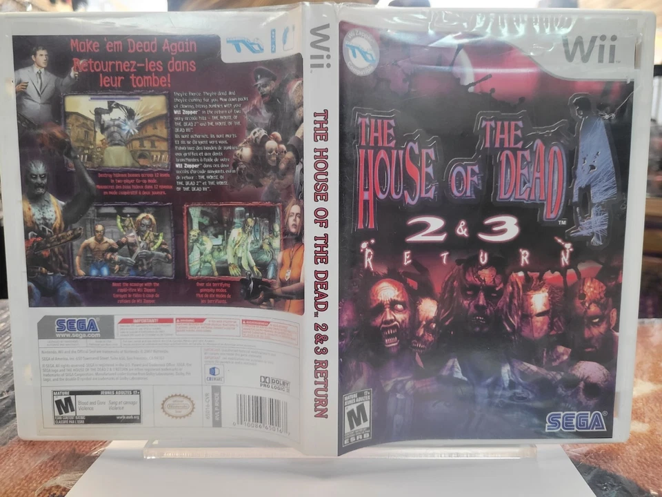 The House of the Dead 2 & 3 Return Wii CIB EN/FR Tested Free Shipping in Canada - Image 2 of 4