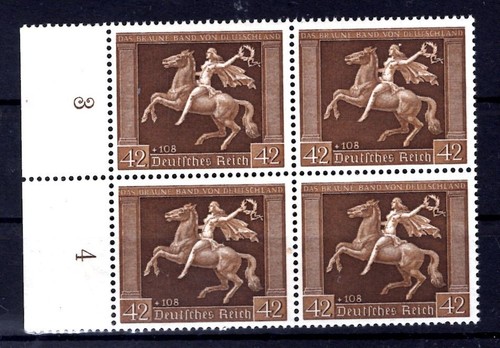 DR-3.Reich 671y Block of Four MNH Unstamped (L6302