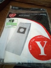 NOS 1 BAG OEM HOOVER Type Y Vacuum Bags For Windtunnel Allergen Filtration
