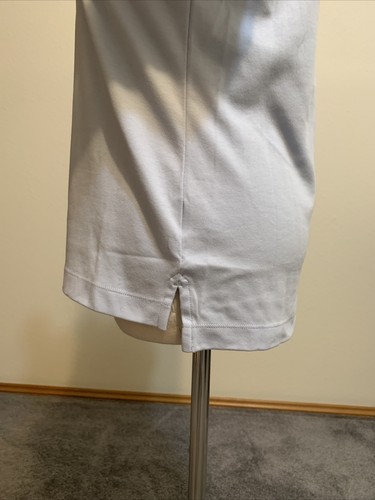 Lands End Shirt Blue Long Sleeve Collar Side Slits Girls XL 16 - Picture 2 of 9