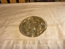 Vintage Clear Glass 11 Hole Flower Frog