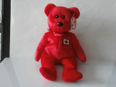 TY PENSIONIERT Beanie Baby / Babys PIERRE DER ROTE KADANIER EXKL. BEANIE BÄR NEU MIT ETIKETT