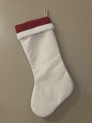CHRISTMAS STOCKING RED PLAID TRUCK WITH TREE AND GIFTS W/LOOP HANGER - Picture 2 of 4