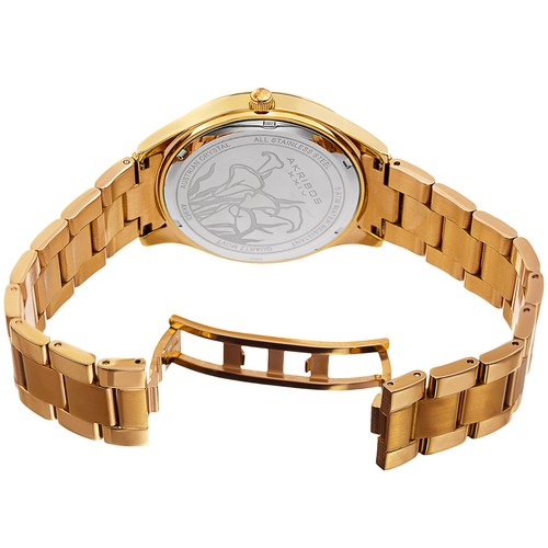 Reloj para mujer Akribos XXIV AK953FYG blanco madreperla esfera cala lirios - Imagen 4 de 4