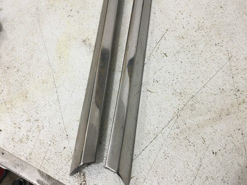 1968 Camaro Deluxe Door Reveal Stainless Trim Reveal Molding LH RH Pair Original - Picture 13 of 16