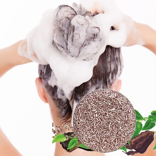100% Organic Grey Reverse Shampoo Bar - Essence Hair Darkening Shampoo Soap - Picture 10 of 13