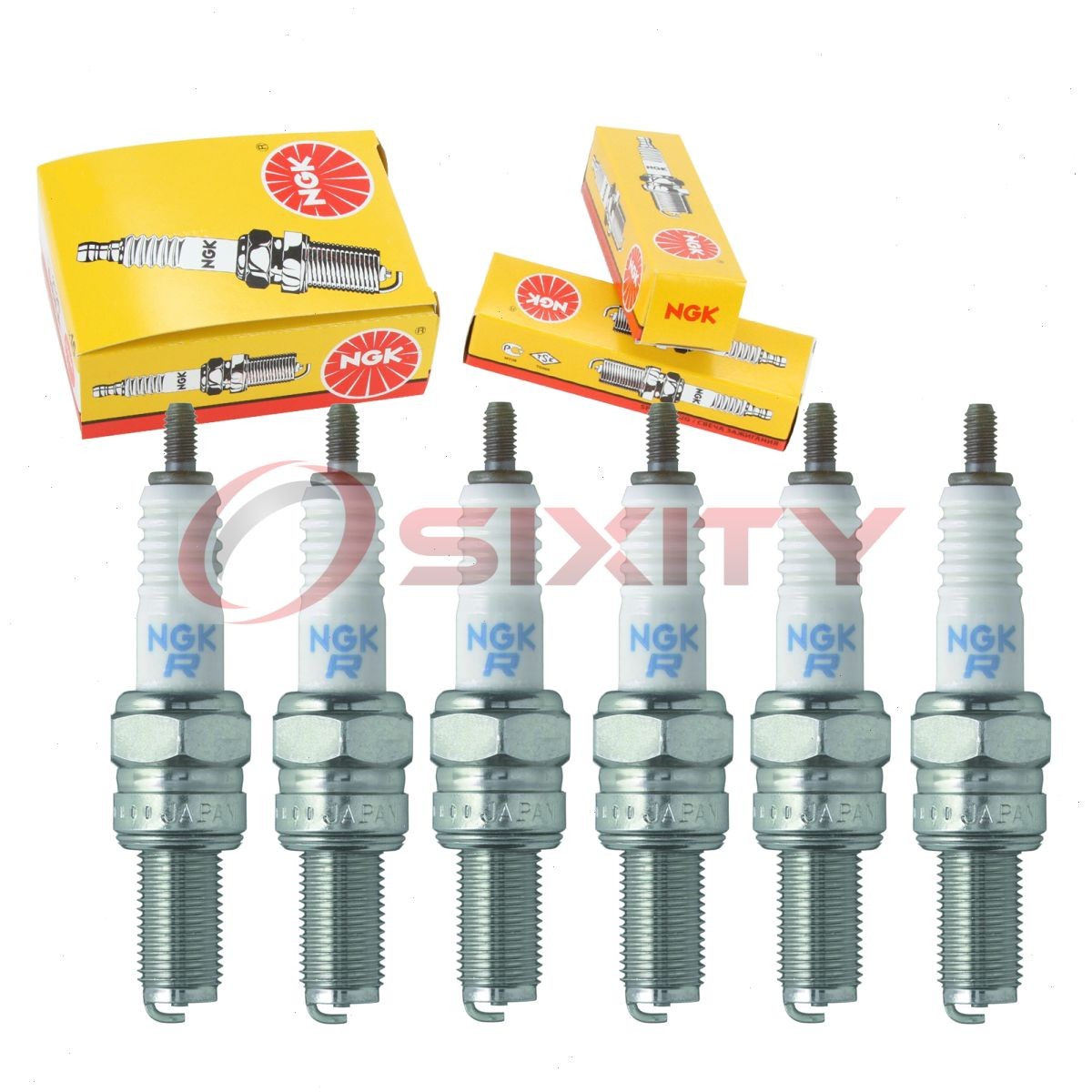6 pc NGK 1490 CR8E BLYB Standard Spark Plugs for UR2CC UR09CC U24ESR-N RG94C hr