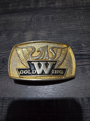 #ad Gold Wing Honda Belt Buckle $19.99