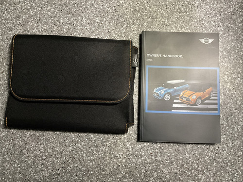 Mini Owners Handbook And Wallet Printed 2015