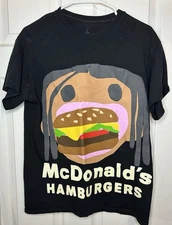 Travis Scott Cactus Jack McDonalds Hamburgers Tee  Size Small