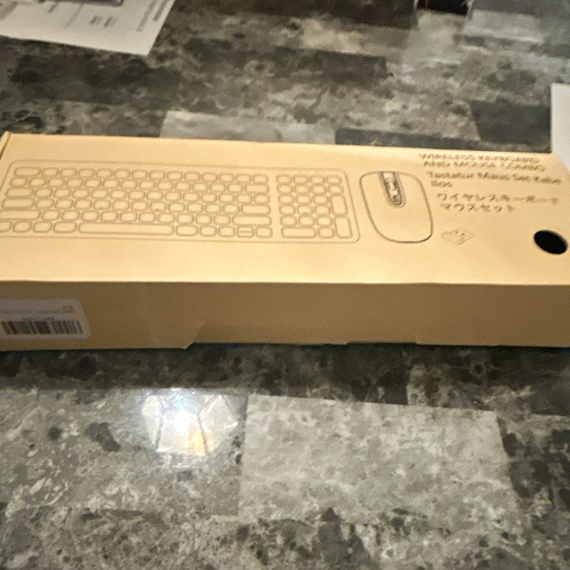 Wireless Keyboard & Mouse Bundle Black QWERTY English Multimedia 1600 DPI