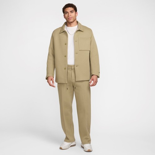 NWT Nike Sportswear Tech Fleece Men's Oversized Jacket FZ7566-276 Olive Geen L - Picture 4 of 15