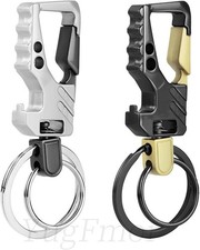 2Pcs Key Chains for Men Carabiner Keychain Car Keychain Heavy Duty Business Key