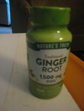 Nature's Truth Traditional Ginger Root; 1500 mg. 100 Quick Release Capsules