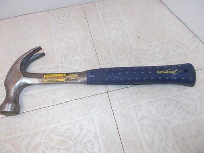 Estwing E3-16C Curved Claw Hammer 16 oz Blue Nylon Grip USA 13'' long