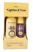 Sun Bum• LIGHTEN & TONE Kit • BLONDE Hair Lightener & Tone Enhancer • TRAVEL KIT