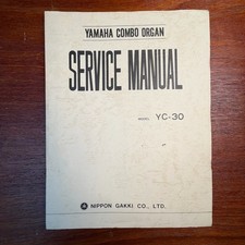 VINTAGE YAMAHA YC-30 COMBO ORGAN SERVICE MANUAL