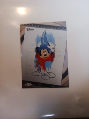 New 2026 Topps Disney Chrome Sorcerer's Apprentice Mickey Ink & Paint Card I&P-3