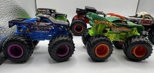5 Monster Jam Truck Lot Grave Digger Zombie Diecast 1:64