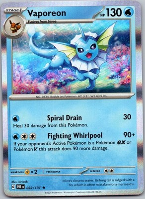 SV: Prismatic Evolutions #022/131 Vaporeon
