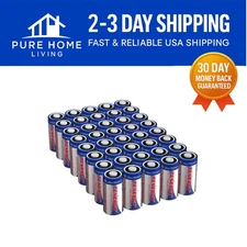 40 CR123A Lithium Batteries 1500mAh - Reliable Power for Smart Sensors & Cameras