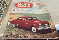 May 1955 Motor Manual Magazine VAUXHALL VELOX,  Ford Popular Ute