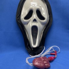 Scream Movie Ghost Face Bleeding Halloween Mask w/ Heart Blood Pump 100 TESTED