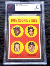 1963 TOPPS BILL FREEHAN SP ROOKIE CARD #466 **CENTERED** BECKETT BGS BVG 7 NRMT