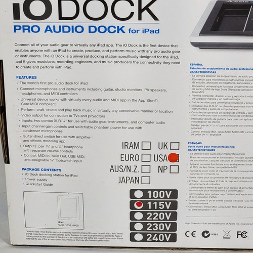 Alesis iO Dock Pro Audio Dock for Ipad - Picture 23 of 24