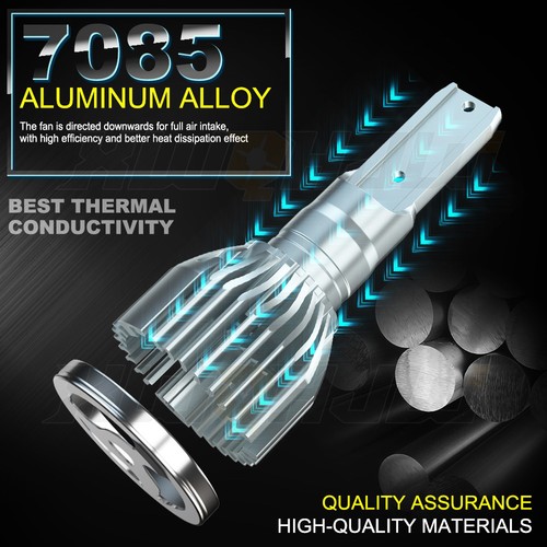 2x 9006 HB4 LED Headlight Bulbs Kit Low Beam 12000LM For HONDA Prelude 1992-1996 - 第 5/8 張圖片