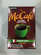 MCCAFE VENICE CAFE DARK ROAST COFFEE KCUPS 10CT