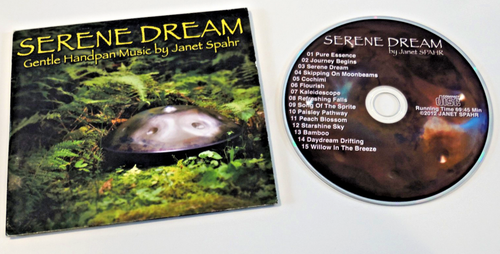 JANET SPAHR Serene Dream Gentle Handpan Music CD for Yoga Used - VG Tested Works - Picture 2 of 7