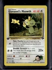 2000 Pokemon Gym Challenge 1st Edition Giovanni's Meowth #74/132
