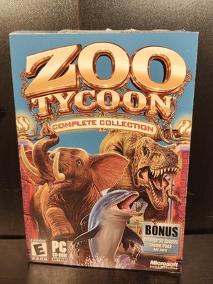 Zoo Tycoon: Complete Collection (PC, 2003) DISC 1 ONLY, Manual Included.