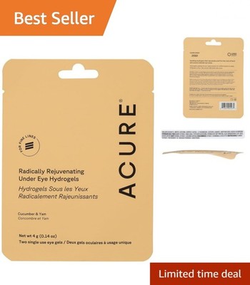 Hydrating Under Eye Mask with Cucumber & Silk Tree - Anti-Aging Solution, 1 Pack