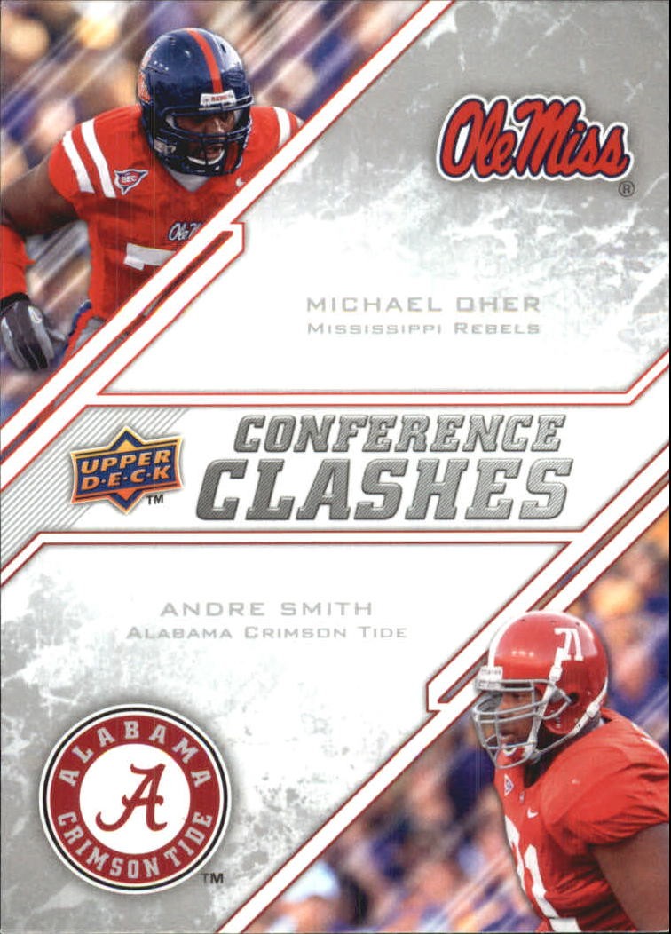 2009 Upper Deck Draft Edition #262 Andre Smith Michael Oher Conference Clashes