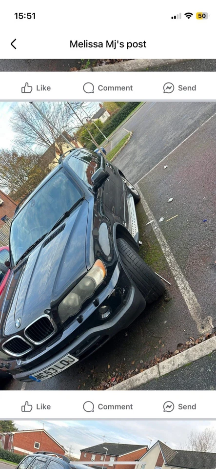 BMW X5 Sport Automatic 3 litre Petrol  MOT till 5th April - Image 4 of 4
