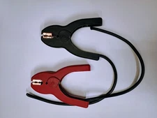 Alligator Clips Battery Jumper Cable Clamps Heavy Duty Copper 2 pcs 4 AWG