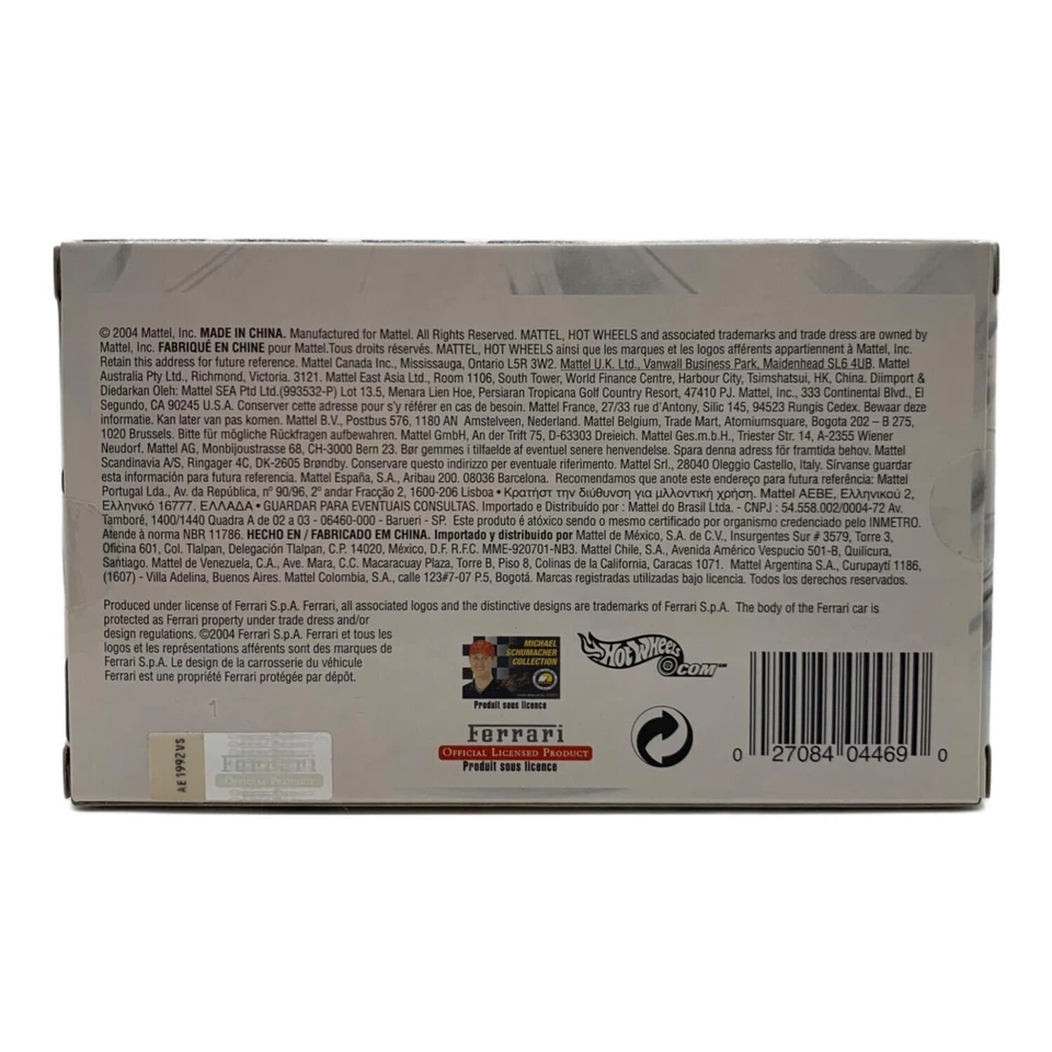 HOT WHEELS 1/43 Ferrari F2004 Michael Schumacher #1 Red F1 Car Excellent JAPAN - Image 4 of 4