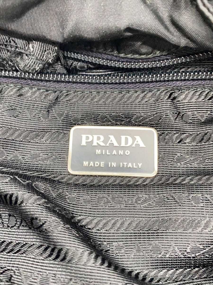 PRADA Backpack Nylon BLK Solid B6741 - image 5