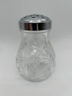 Mosser Inverted Thistle Clear Depression Glass Sugar Shaker Vintage