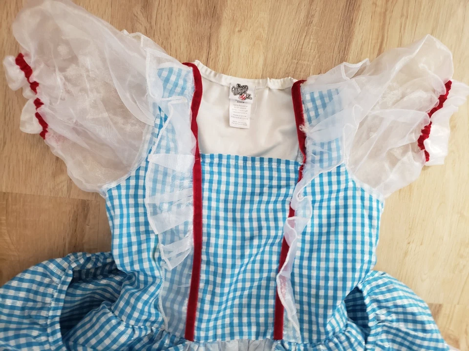 Vestido fantasia feminino O Mágico de Oz Dorothy tamanho M 8 - Imagem 2 de 4