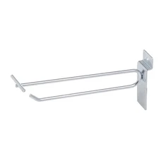 6" Slatwall Scan Hook, Zinc
