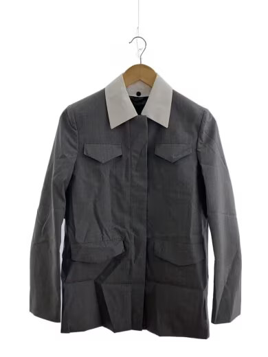 PRADA/Jacket/Size 36/Wool/GRY/Solid/DNA91C S000 1… - image 1