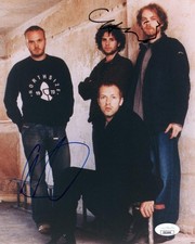 Chris Martin & Will Champion Signed Autograph 8x10 Photo - Coldplay w/ JSA COA
