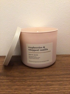 Bath & Body Works Raspberries And Whipped Vanilla 3 Docht Kerze