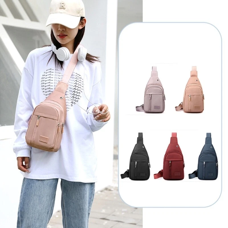 Trendy Chest Bags Convenient Crossbody Pack Shoulder Bag for