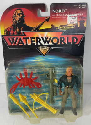 1995 New MOC Waterworld Nord Firing Bazooka Mariner Mutant crab Gerard Murphy