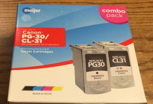 PG-30/CL-31 Cartucho de tinta para Canon remanufacturado negro y color, sin  abrir | eBay
